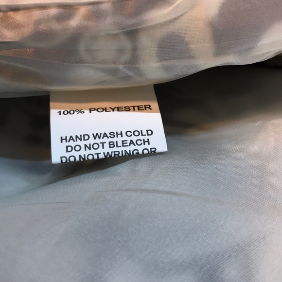 YAL New York Blue, Cream & Beige Pencil Skirt - Picture 3 of 8